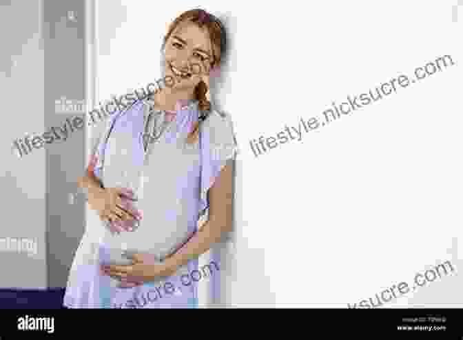 A Pregnant Woman Cradling Her Belly While Smiling Be Pregnant: An Illustrated Companion For Moms To Be