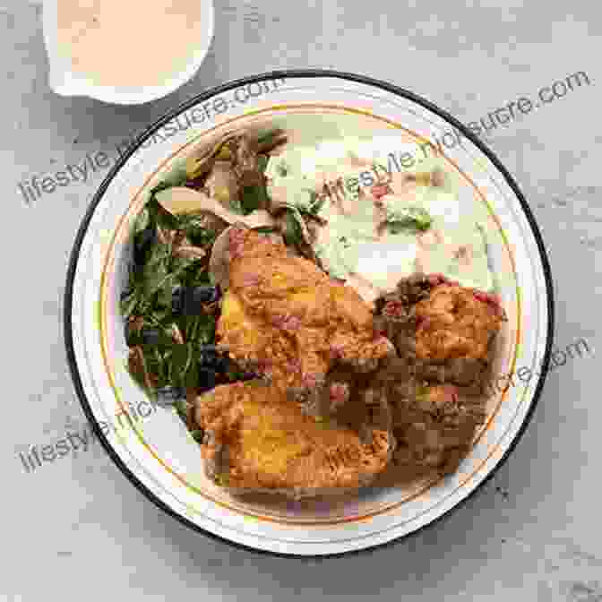A Tantalizing Array Of Southern Dishes, Including Fried Chicken, Collard Greens, And Cornbread, Presented On A Rustic Wooden Table The Best Delicious Southern Recipes Cookbook: More Than 179 All Time Favorites