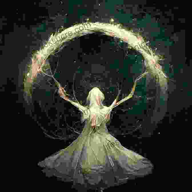 Lyra Moonbeam, The Spirited Mage, Summons A Mystical Orb Of Energy Amidst A Swirling Vortex. Hunted: Magiford Supernatural City (Pack Of Dawn And Destiny 1)