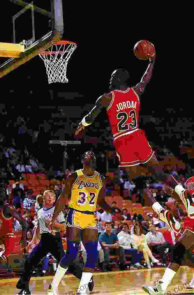 Michael Jordan Dunking The Basketball Against All Odds: Never Give Up (Good Sports)